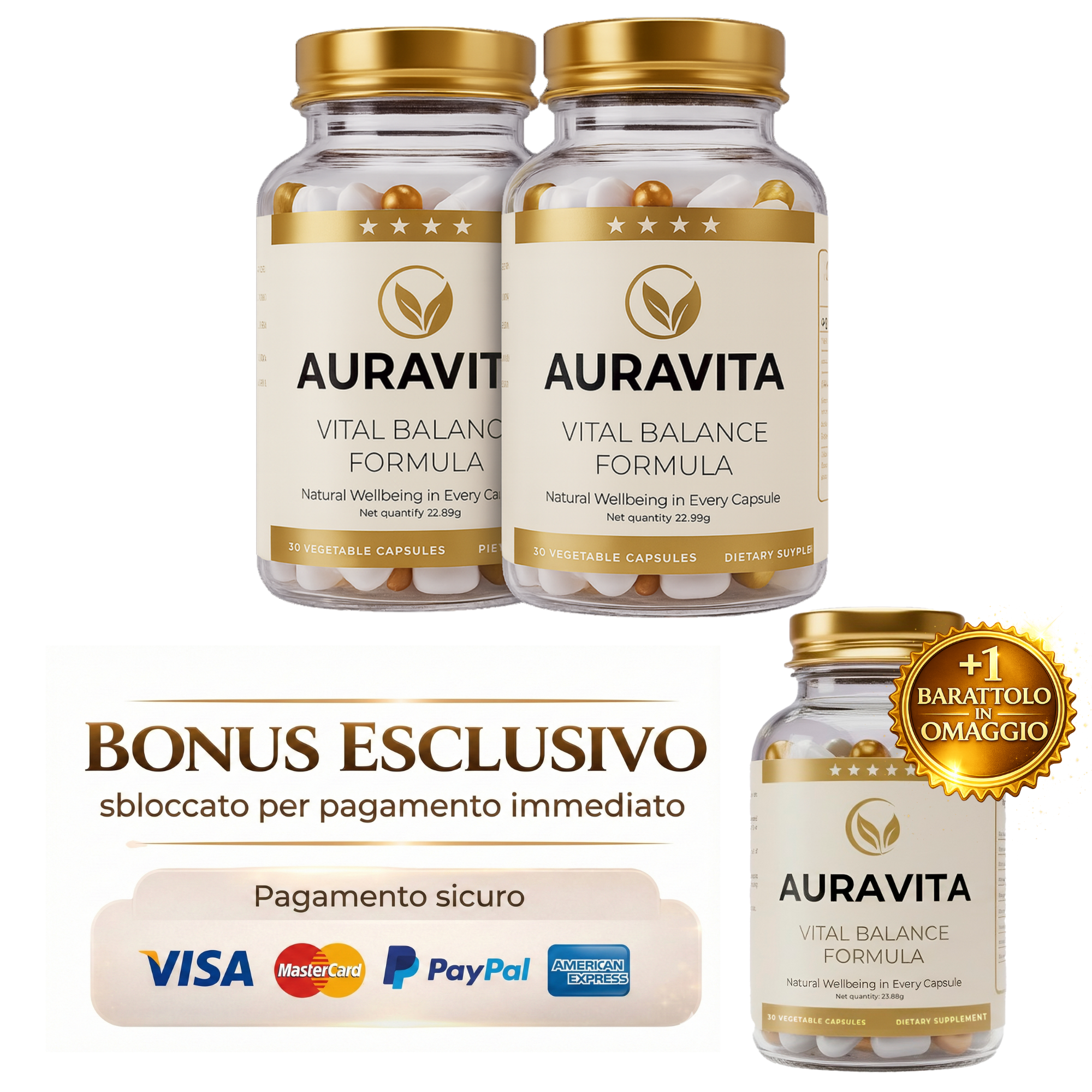 AURAVITA 2 Flaconi + 1 in Omaggio